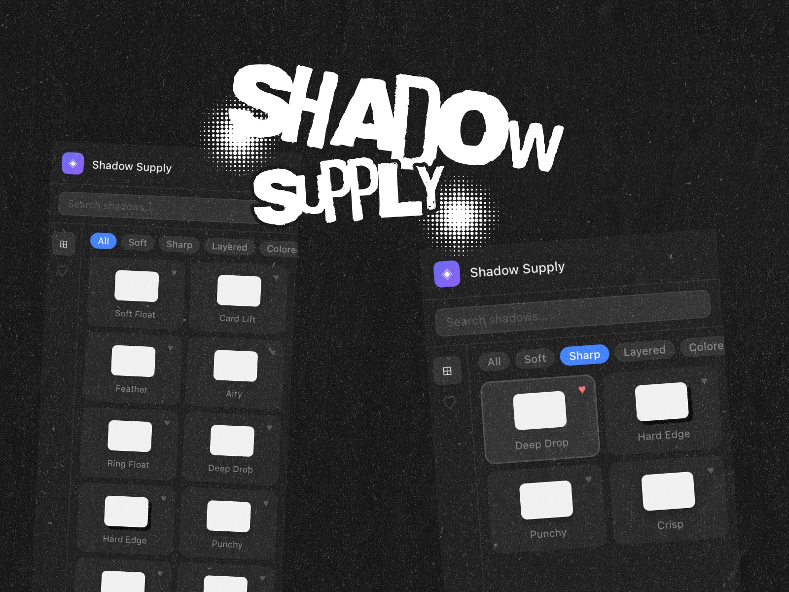 Thumbnail 1 for Shadow Supply, a Framer Marketplace plugin by Gabe Amaya.