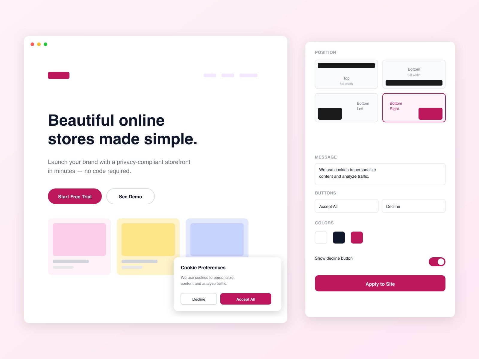 Thumbnail 2 for Cookie Guard, a Framer Marketplace template by 덕기 김.