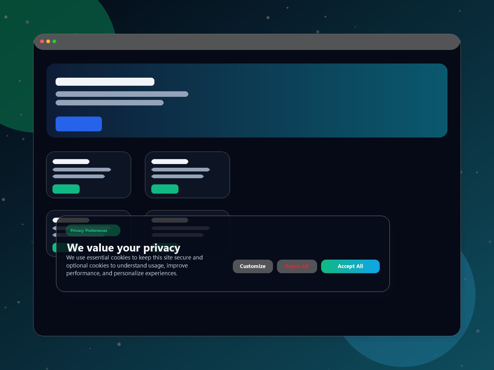 Thumbnail 1 for GRT Consent Tool, a Framer Marketplace template by Ridhwan Ahsan.