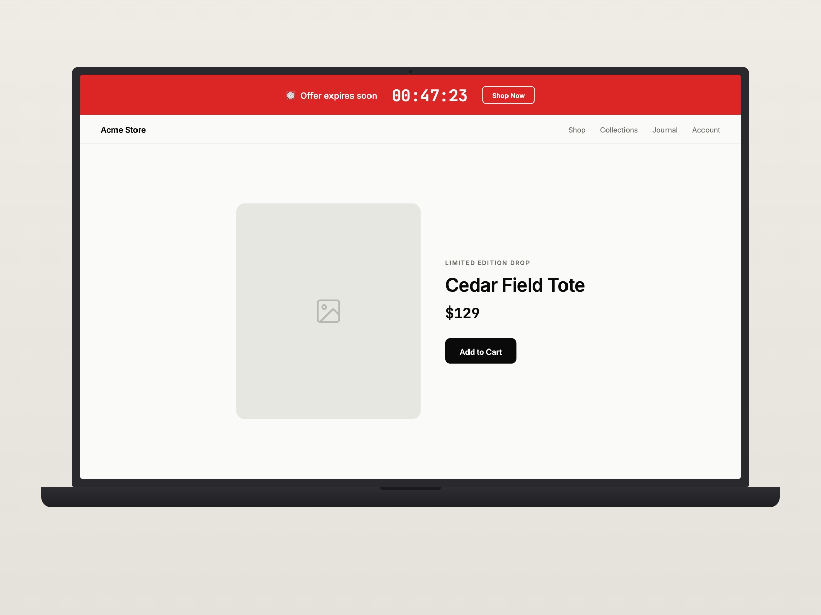 Screenshot 4 for UrgentFlow Evergreen Timer, a Framer Marketplace plugin by MD.MOHIBUR RAHMAN.