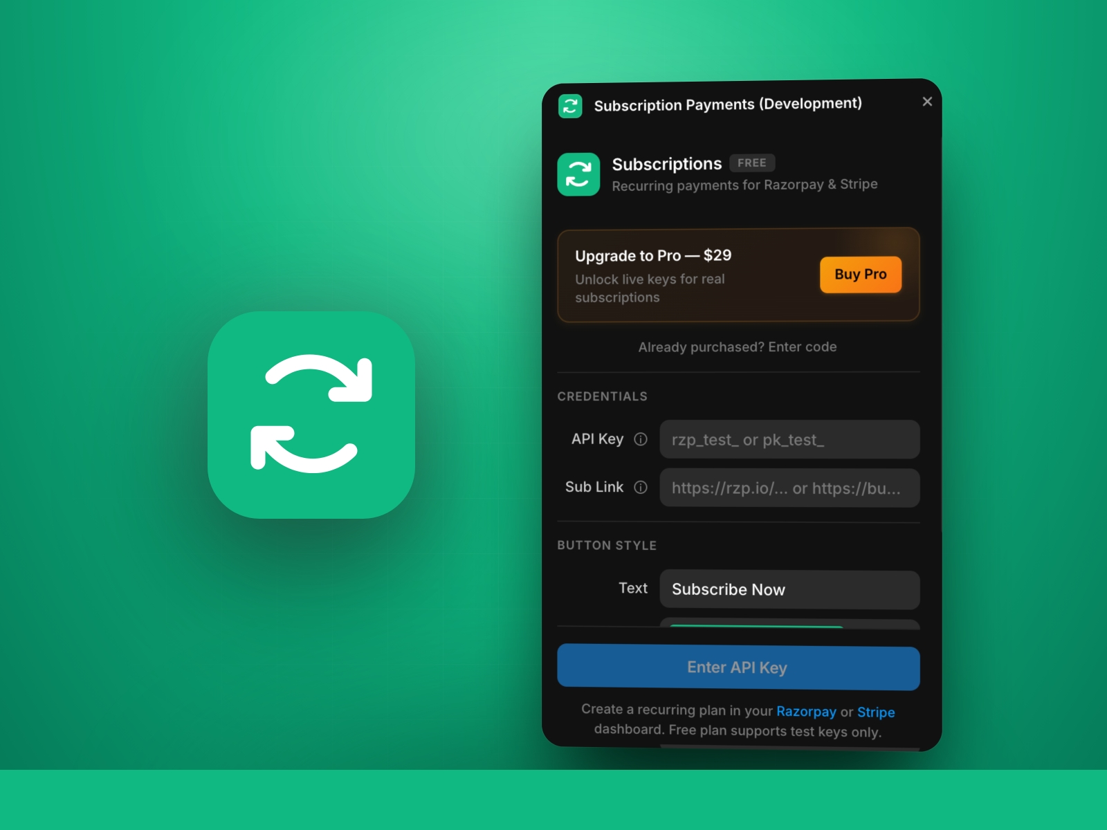 Thumbnail 1 for Subscription Payments, a Framer Marketplace template by Khushal Dewra (KDX Studios).