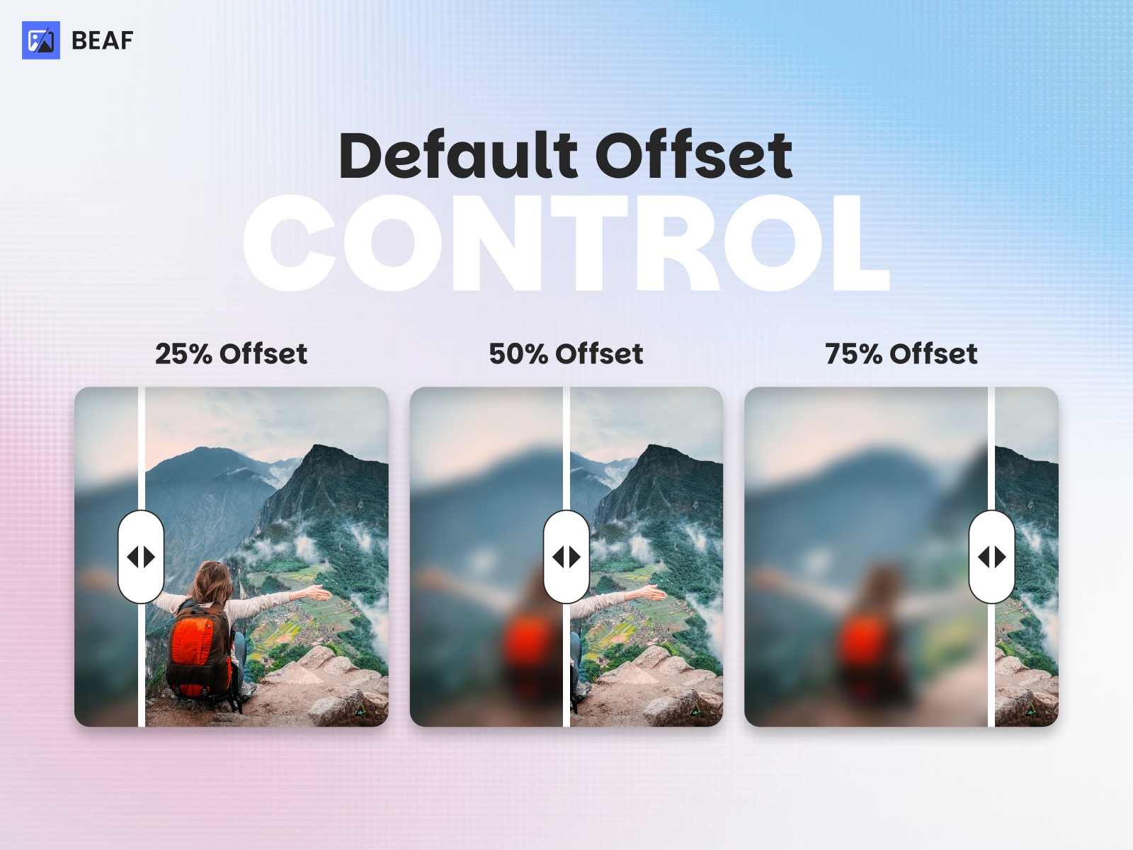 Screenshot 3 for Before After Image Slider, a Framer Marketplace plugin by Framefic.