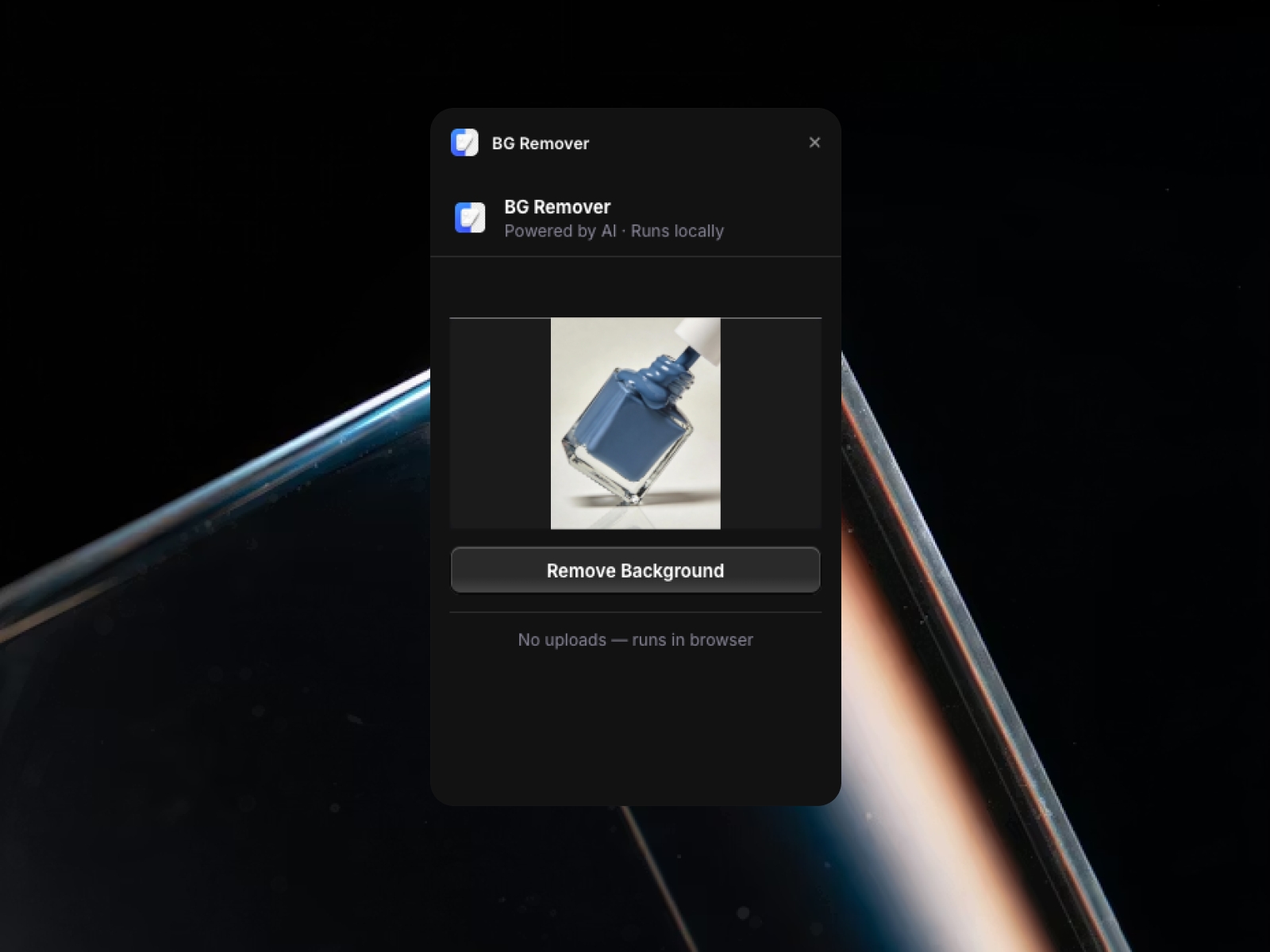 Thumbnail 1 for BG Remover, a Framer Marketplace template by Pixels Design.