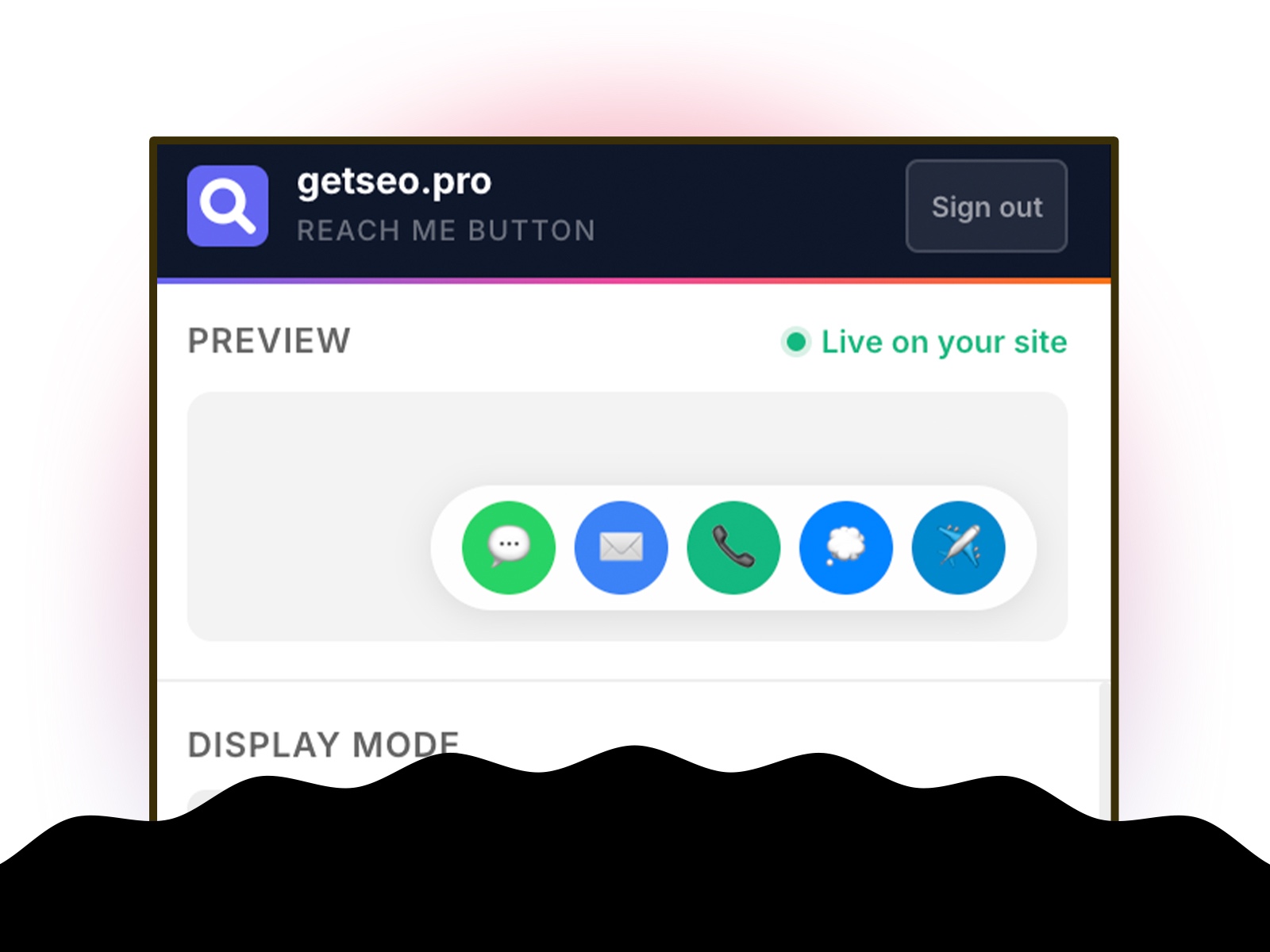 Thumbnail 1 for Reach Me Pro Button by getseo.pro, a Framer Marketplace template by getseo.pro _.
