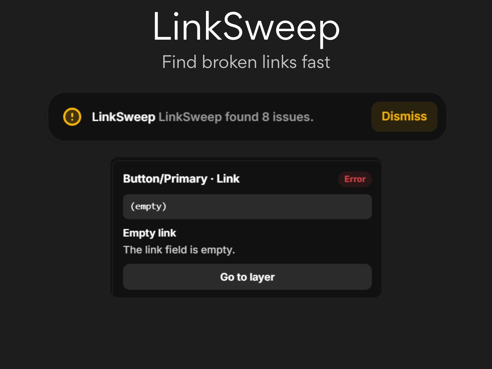 Thumbnail 2 for LinkSweep, a Framer Marketplace template by Noel Dario Andres.