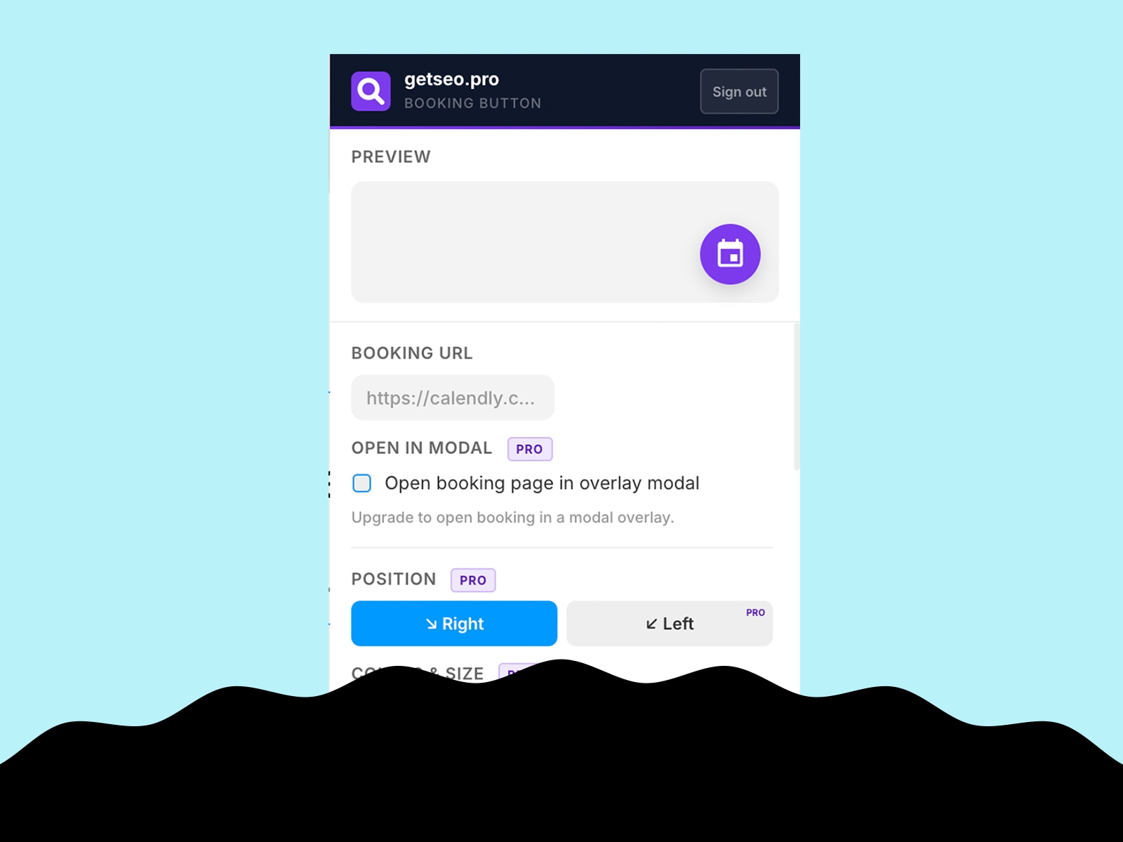 Thumbnail 2 for Booking Button by getseo.pro, a Framer Marketplace template by getseo.pro _.