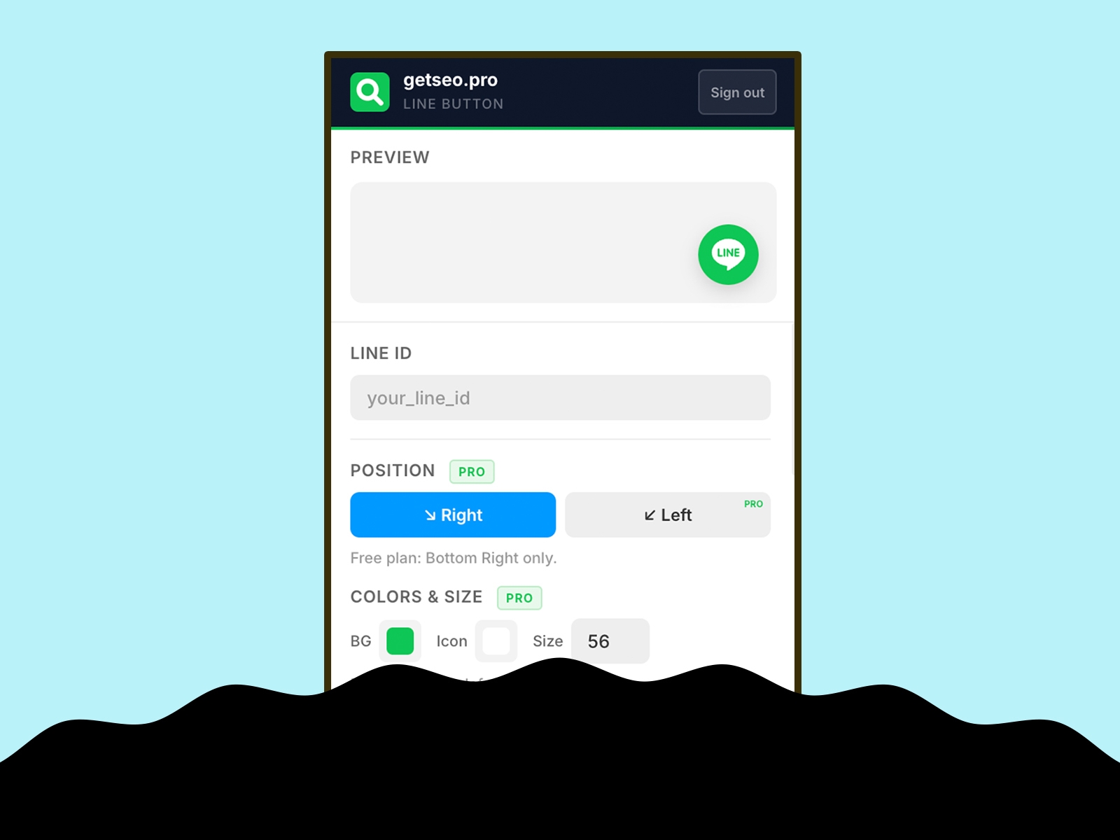Thumbnail 2 for LINE Button by getseo.pro, a Framer Marketplace template by getseo.pro _.