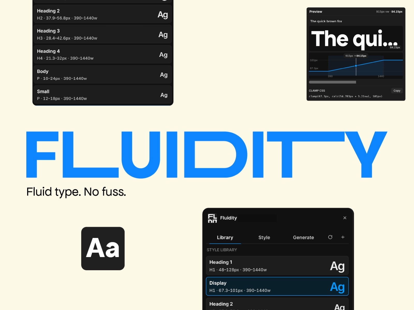 Thumbnail 1 for Fluidity, a Framer Marketplace template by PARTH GUPTA.