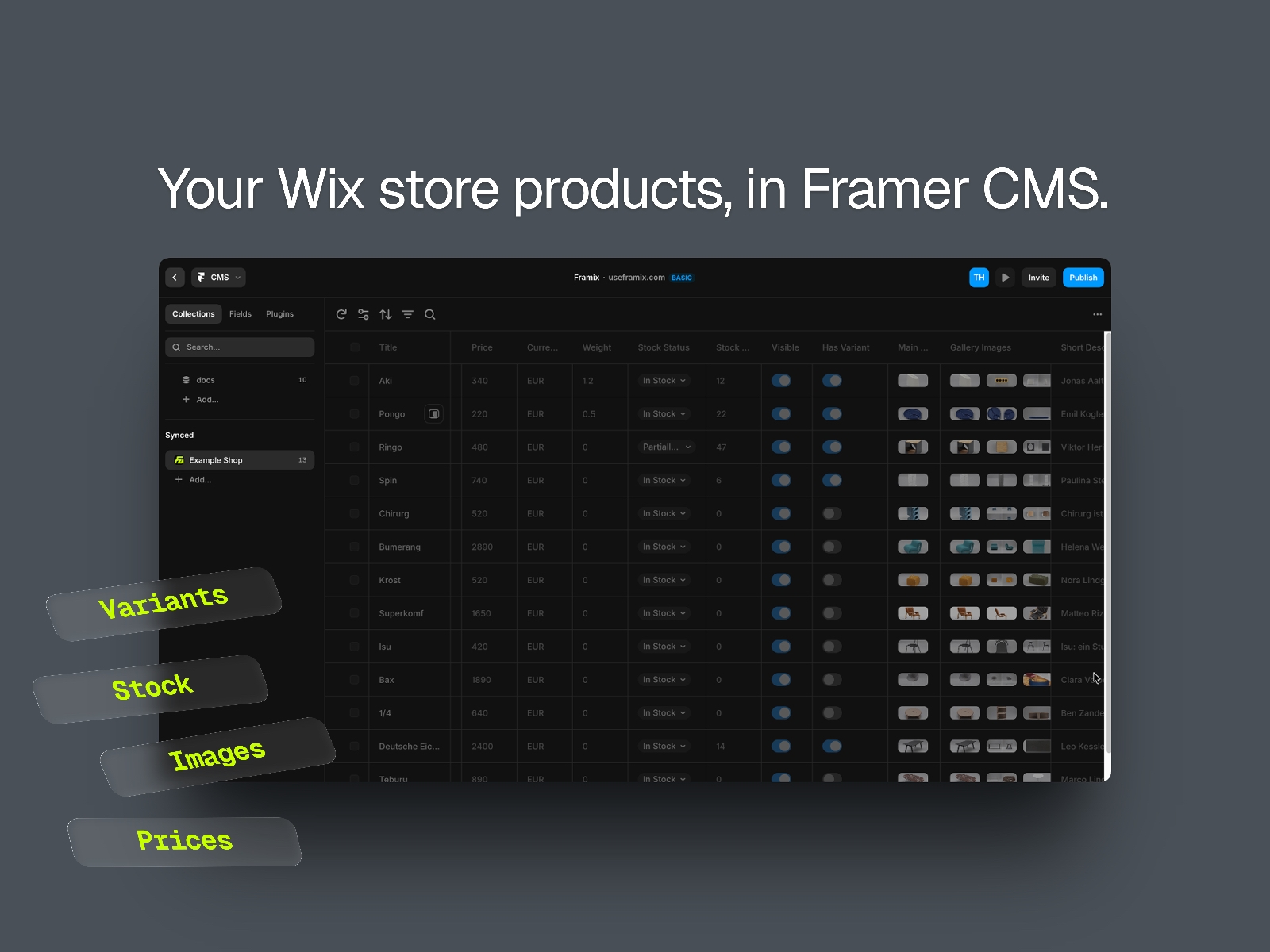 Thumbnail 2 for Framix, a Framer Marketplace template by Tim Akihiro Heinrich.