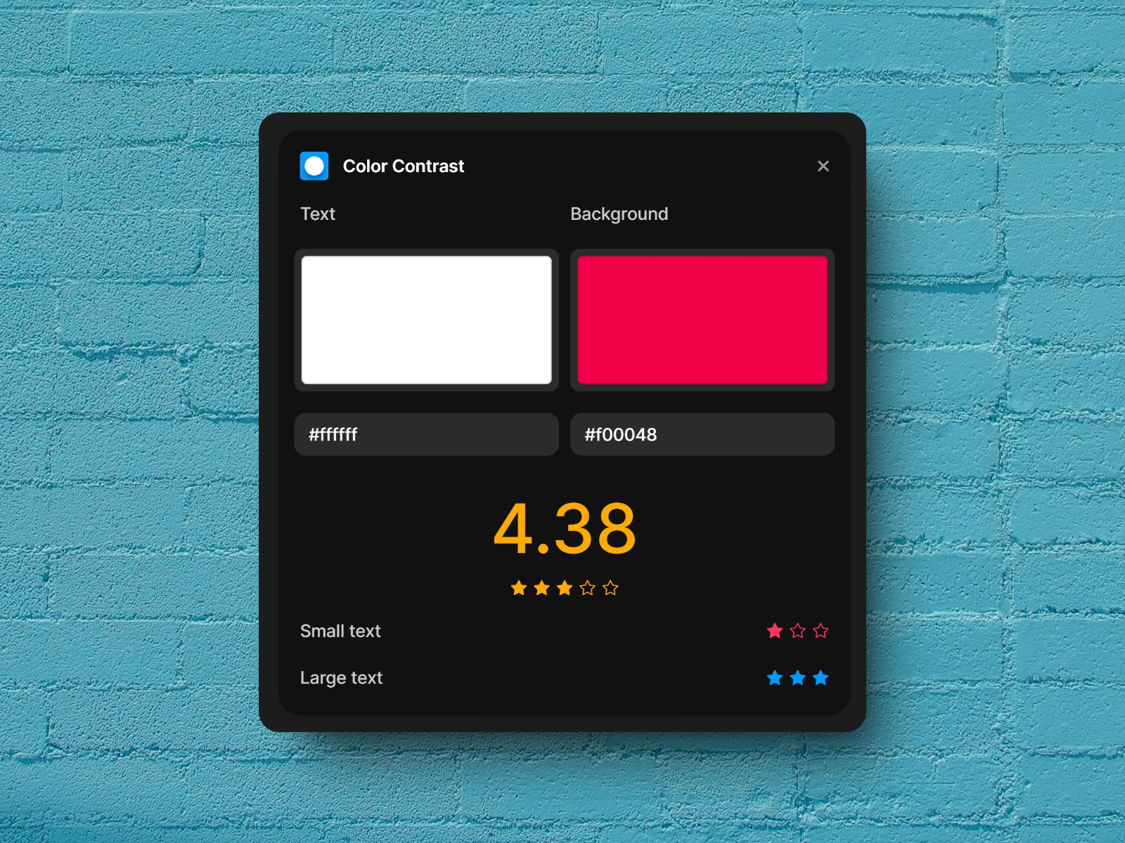 Thumbnail 1 for Color Contrast, a Framer Marketplace template by Mahmoud Marey.