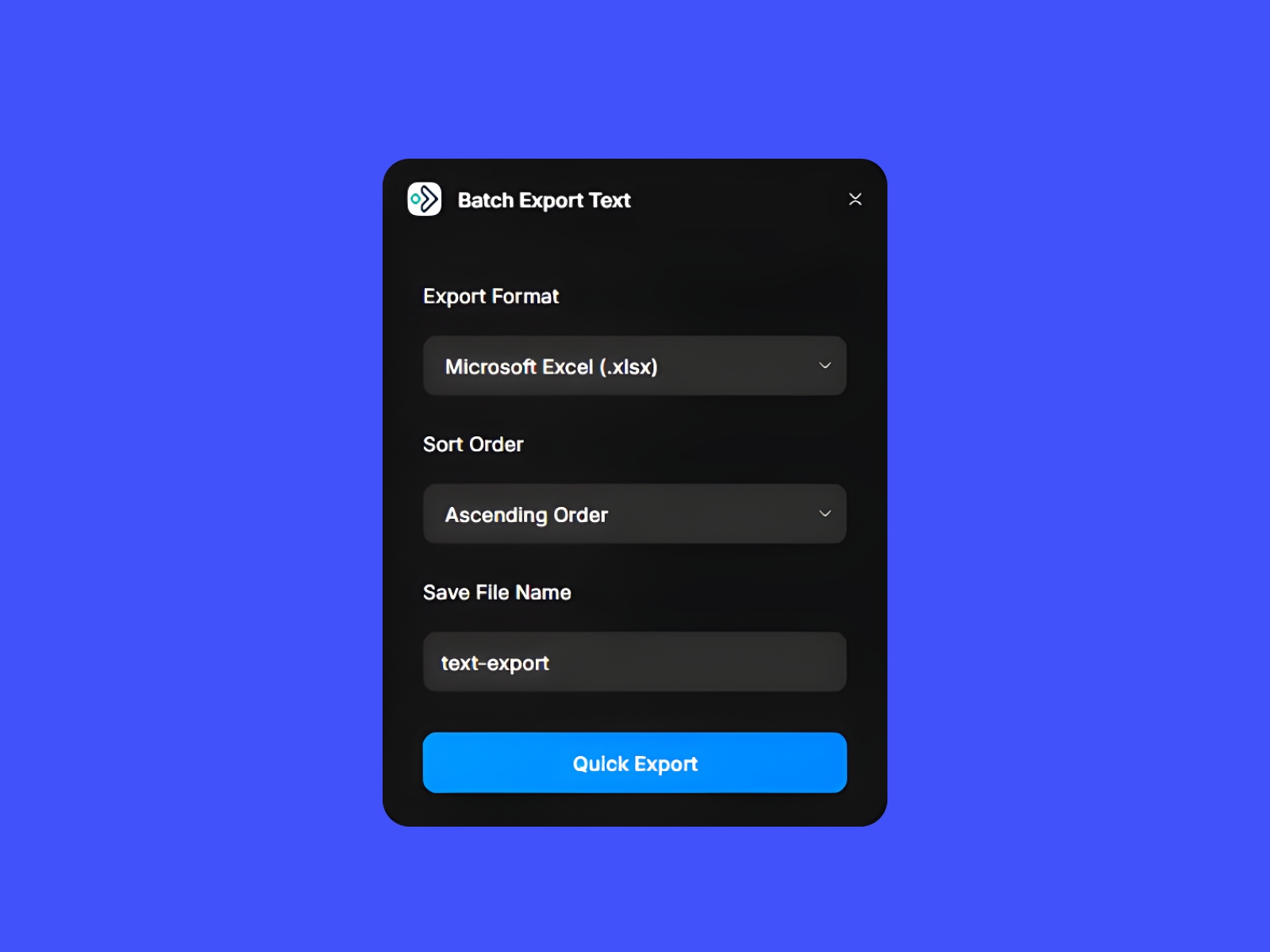 Thumbnail 1 for Batch Export Text, a Framer Marketplace template by jack aluo.