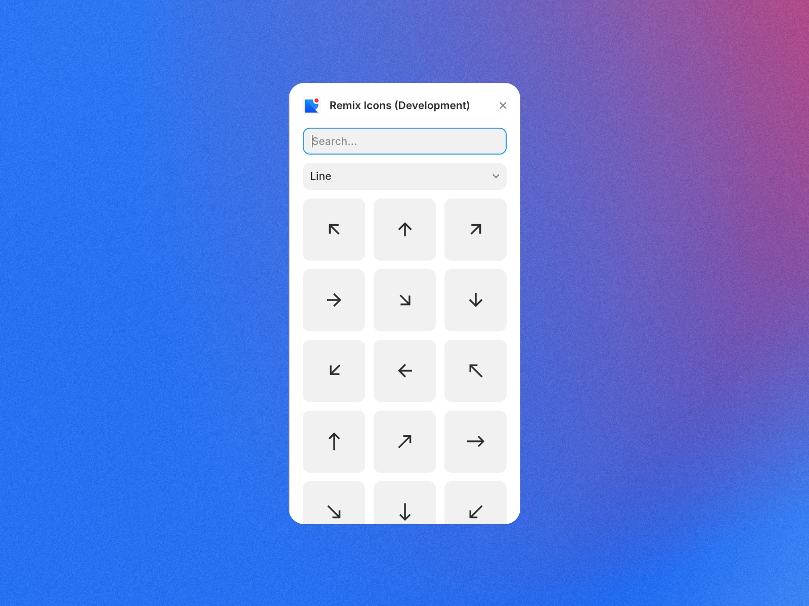 Thumbnail 2 for RemixIcon, a Framer Marketplace template by Mainnet Design.