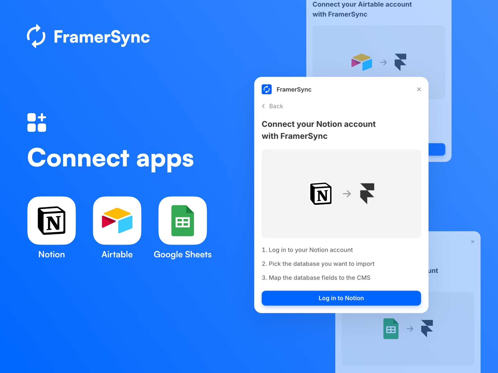 Thumbnail 2 for FramerSync, a Framer Marketplace plugin by Isaac Roberts.
