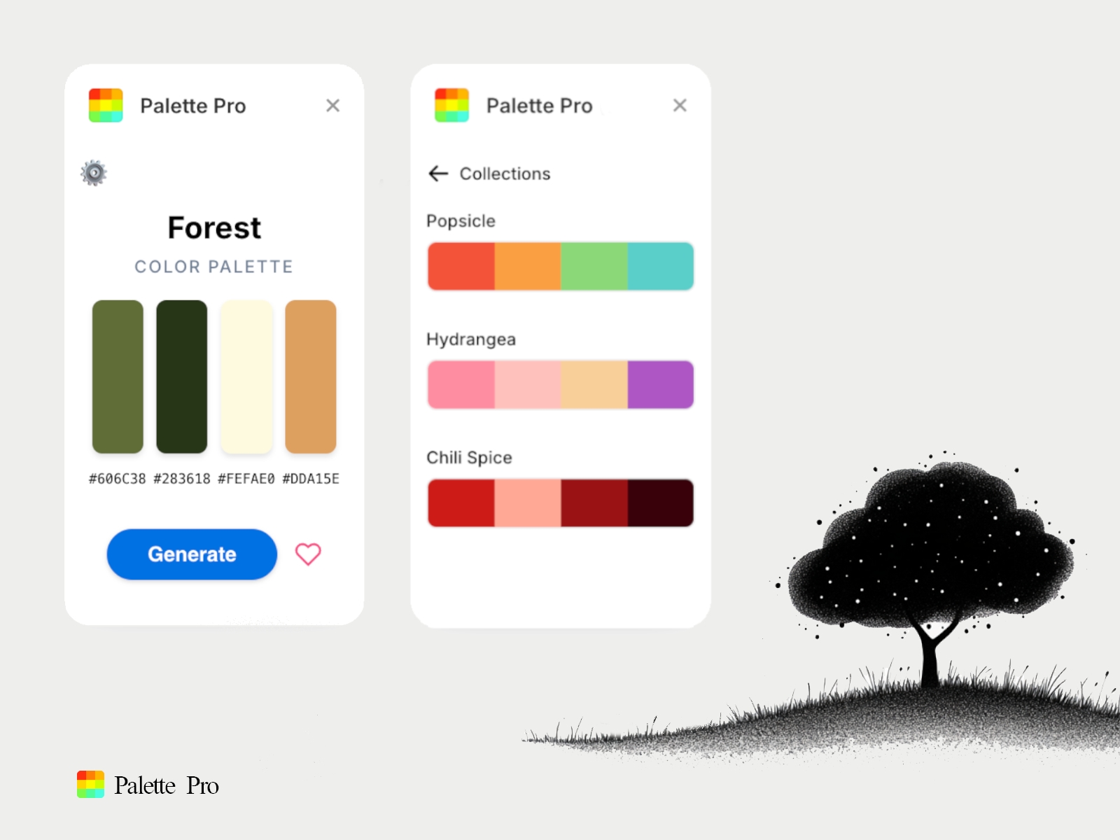 Screenshot 1 for Palette Pro, a Framer Marketplace plugin by Mr King.