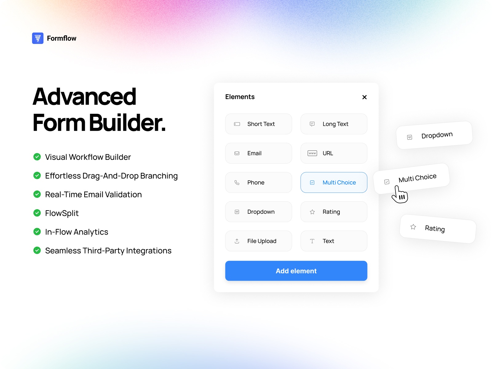 Screenshot 1 for Formflow, a Framer Marketplace plugin by Formflow.