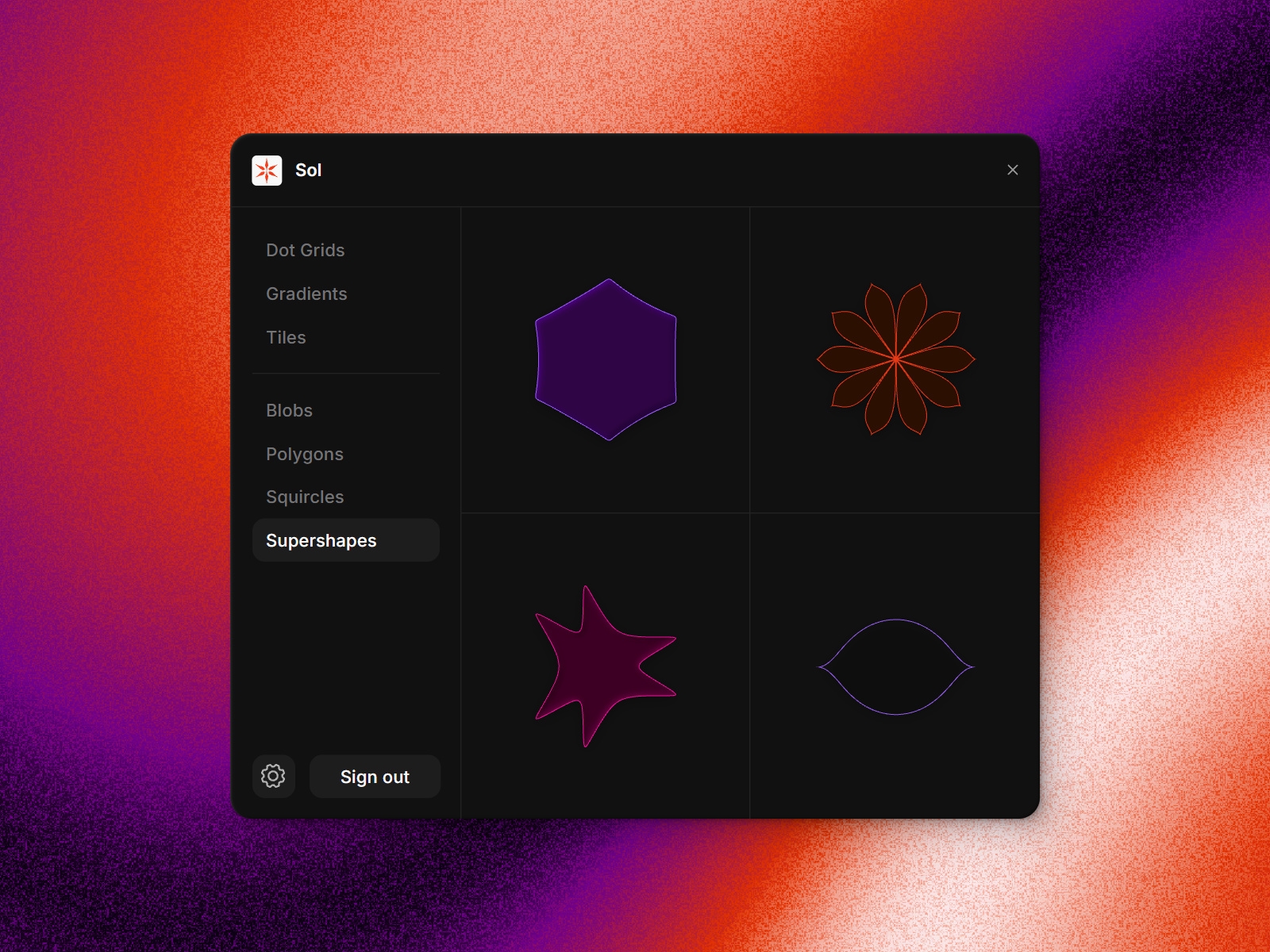 Thumbnail 2 for Sol, a Framer Marketplace template by Teyah.