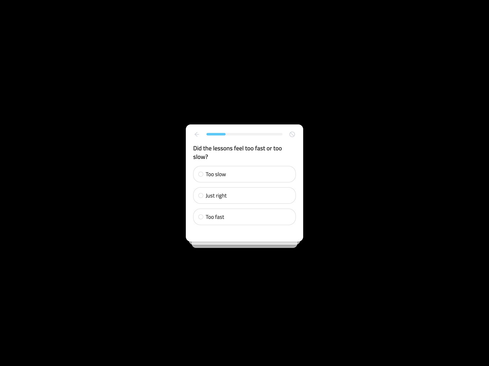 Screenshot 3 for Card-style Surveys, a Framer Marketplace plugin by Kirill Tereshchenko.