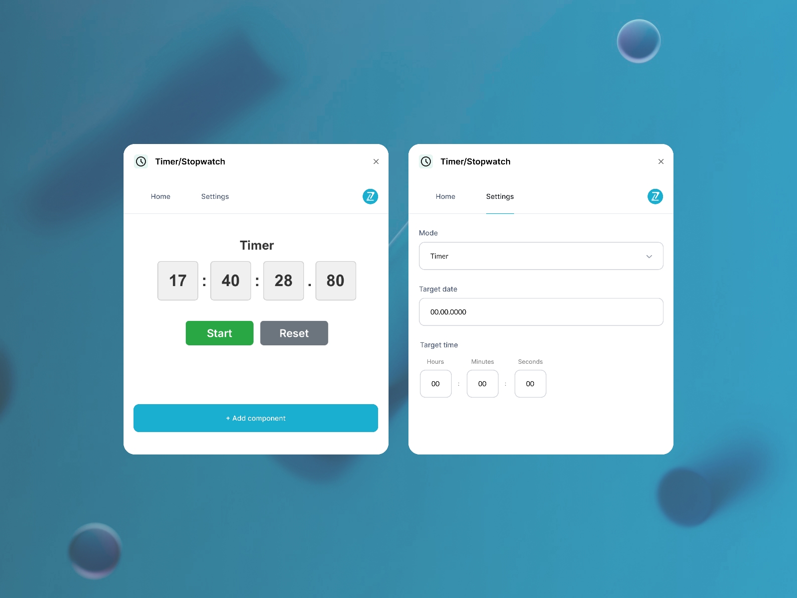 Thumbnail 2 for Timer & Stopwatch, a Framer Marketplace template by Zeroqode.