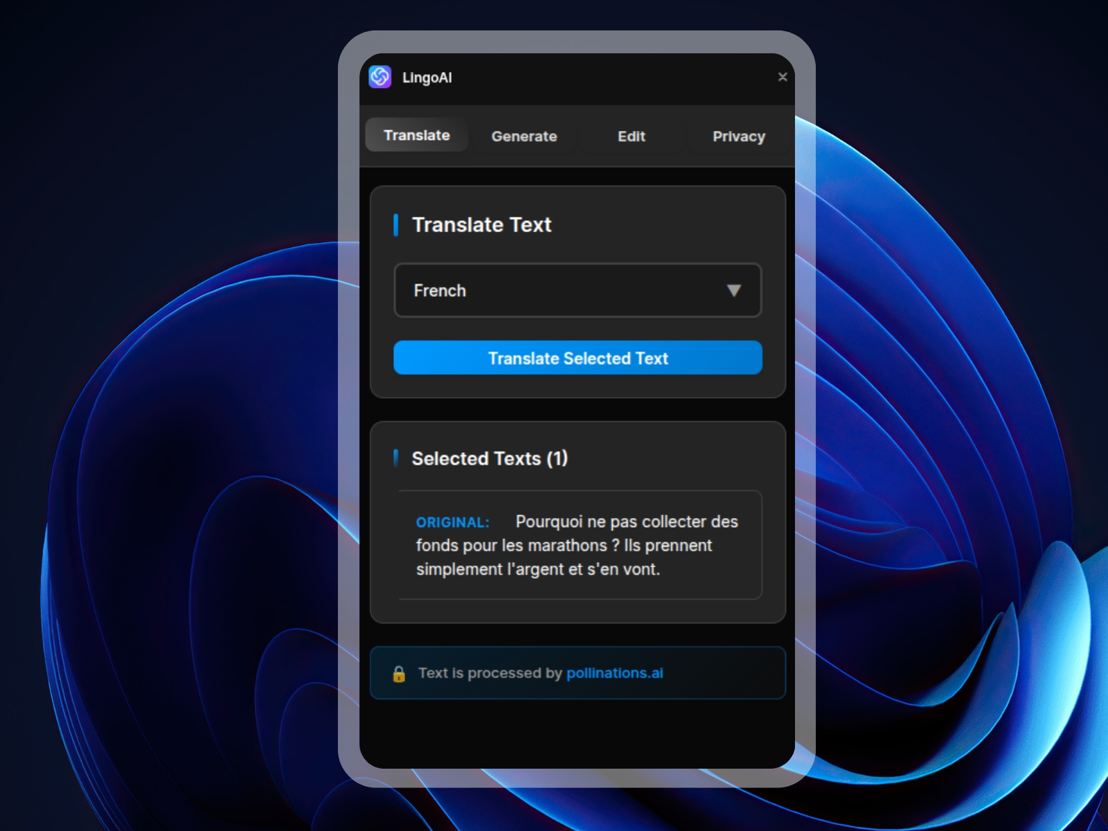 Thumbnail 1 for LingoAI, a Framer Marketplace template by Sadik Sajid.
