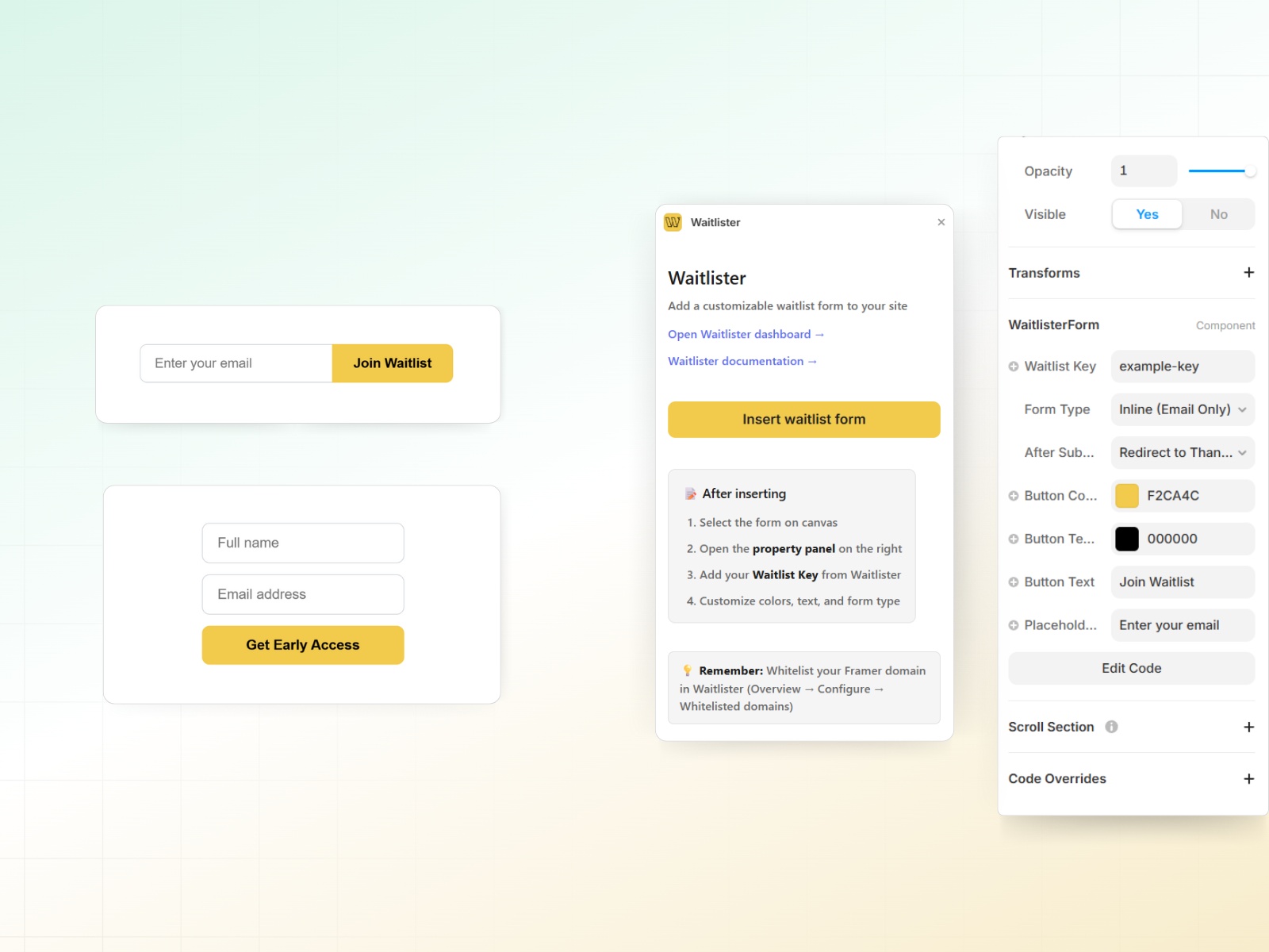 Thumbnail 2 for Waitlister, a Framer Marketplace template by Waitlister.