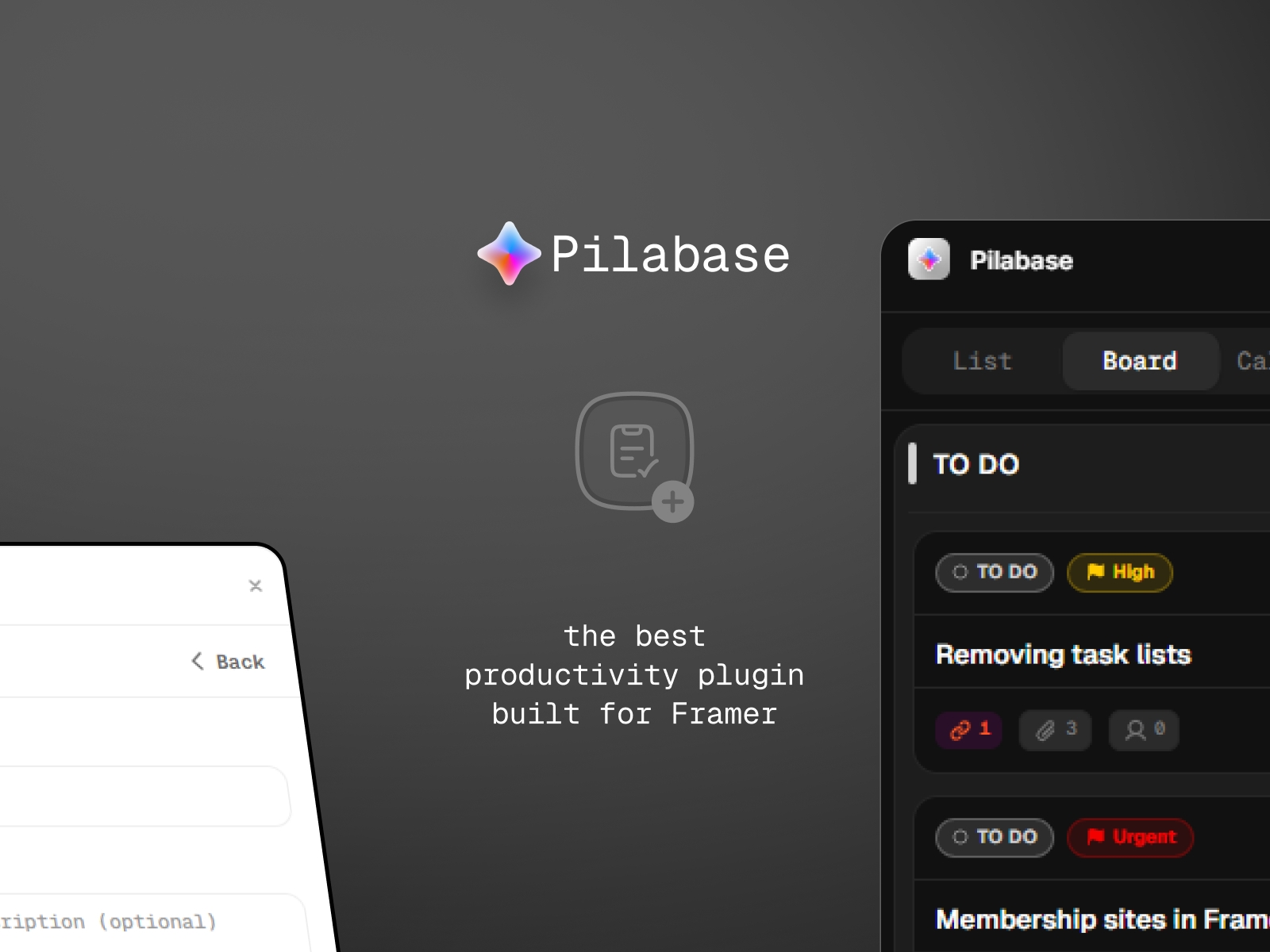 Thumbnail 2 for Pilabase, a Framer Marketplace plugin by Kayode.