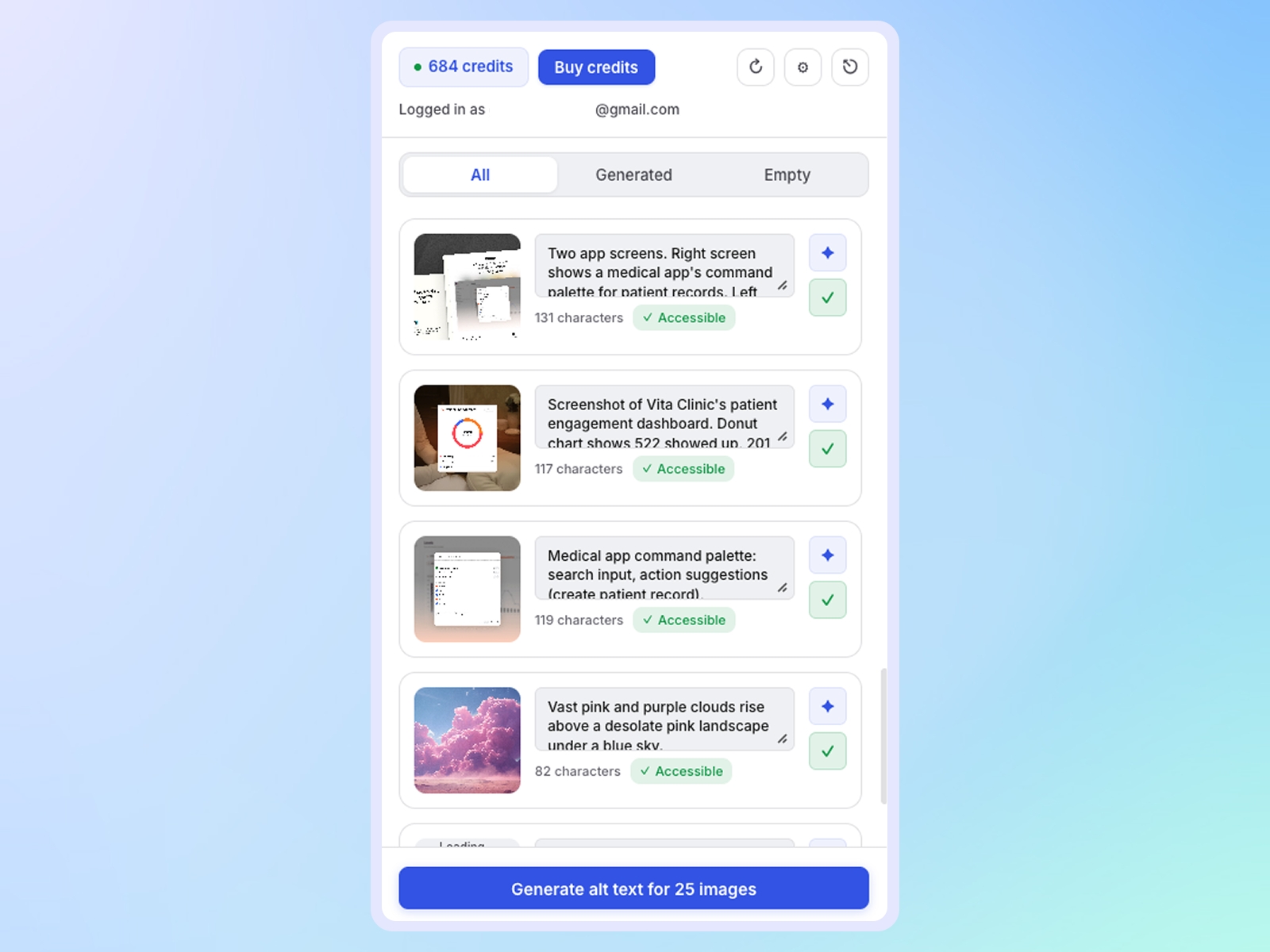 Thumbnail 1 for AI Alt Text Generator, a Framer Marketplace template by Pixels Design.