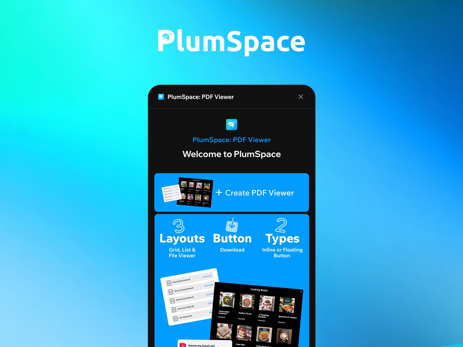 Thumbnail 1 for PlumSpace: PDF Viewer, a Framer Marketplace template by PlumSpace.