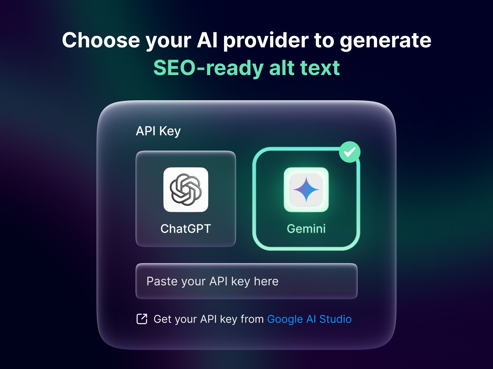Screenshot 3 for Auto Alt Text, a Framer Marketplace plugin by Framer Geeks.