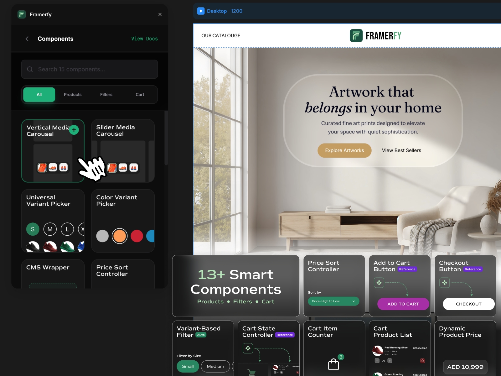 Screenshot 3 for Framerfy, a Framer Marketplace plugin by Design MVP.
