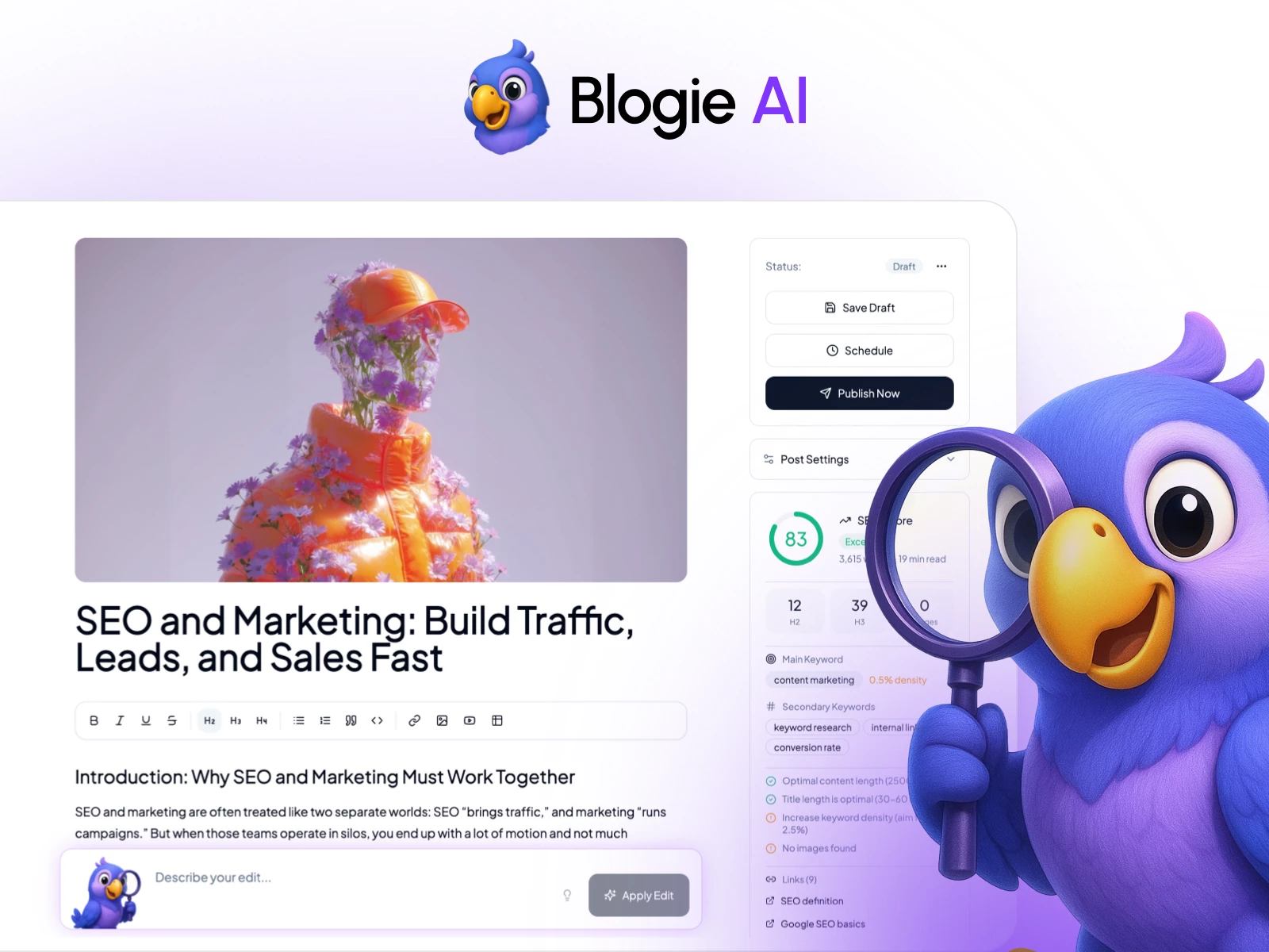 Thumbnail 1 for Blogie, a Framer Marketplace plugin by Solt Wagner.
