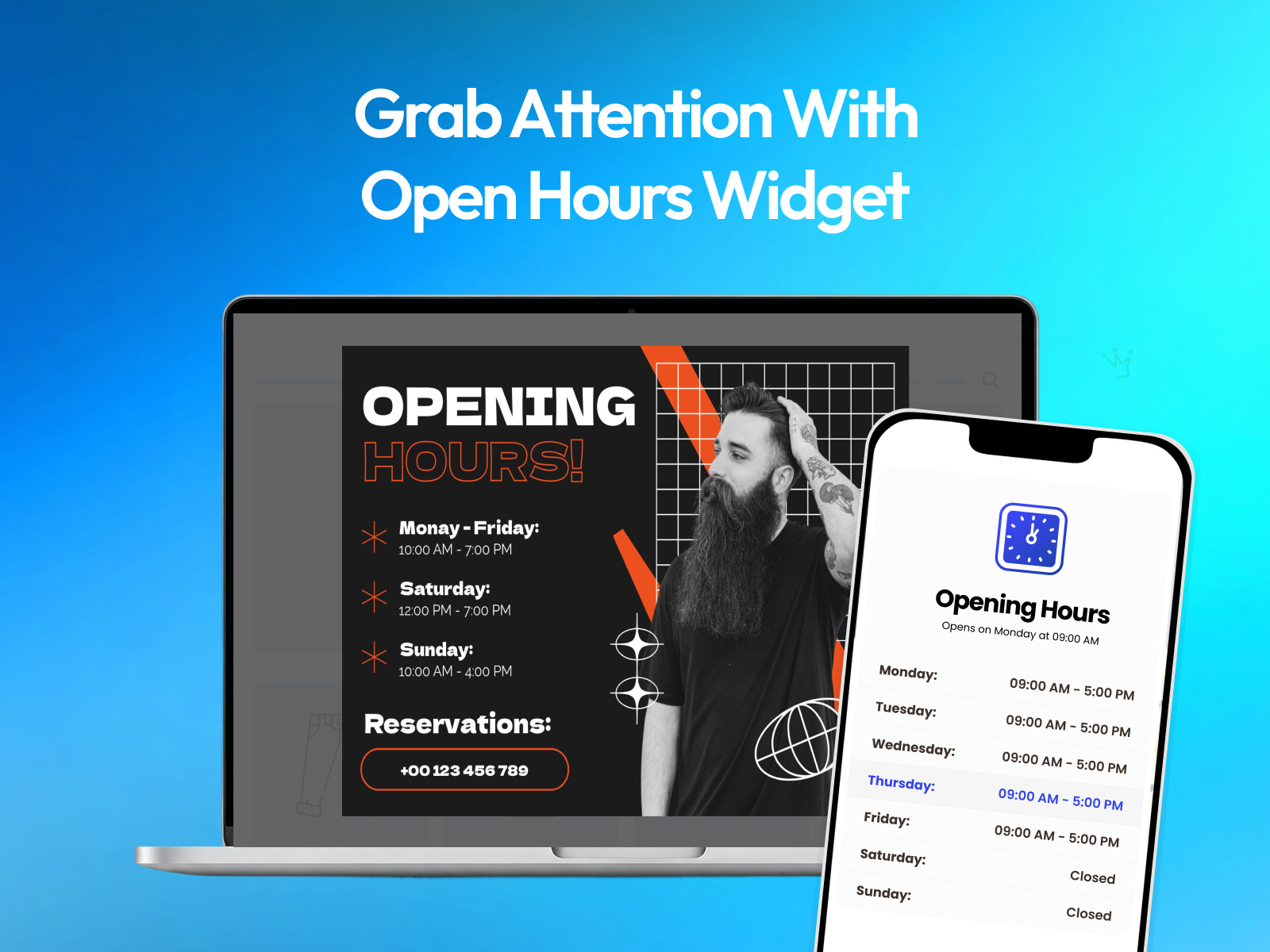 Screenshot 4 for PlumSpace: Business Opening Hours, a Framer Marketplace plugin by PlumSpace.