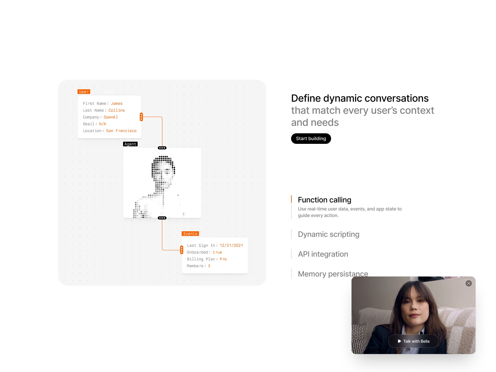 Screenshot 3 for Anam Avatar, a Framer Marketplace plugin by Anam AI.
