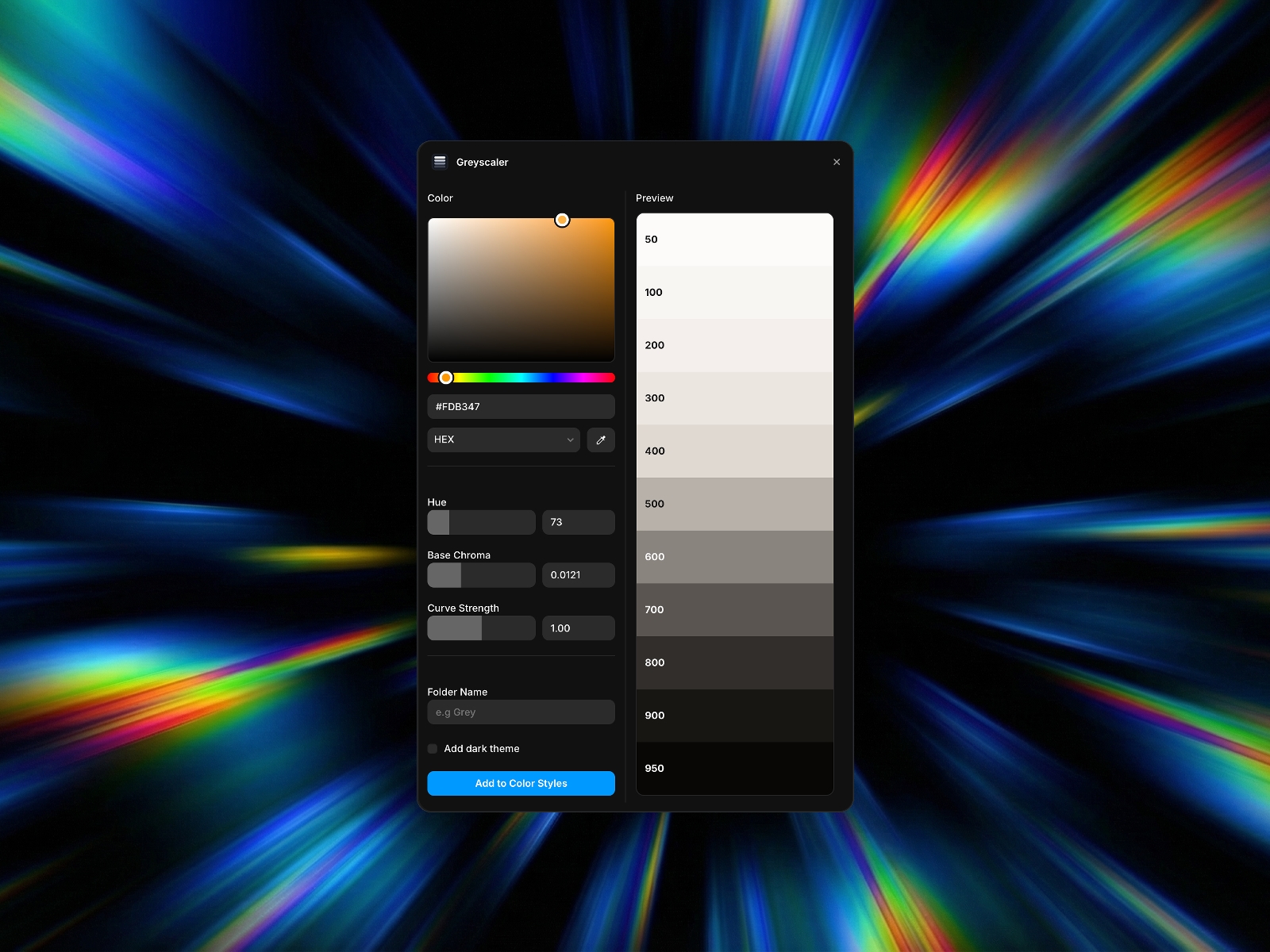 Thumbnail 1 for Greyscaler, a Framer Marketplace plugin by Osbert O..