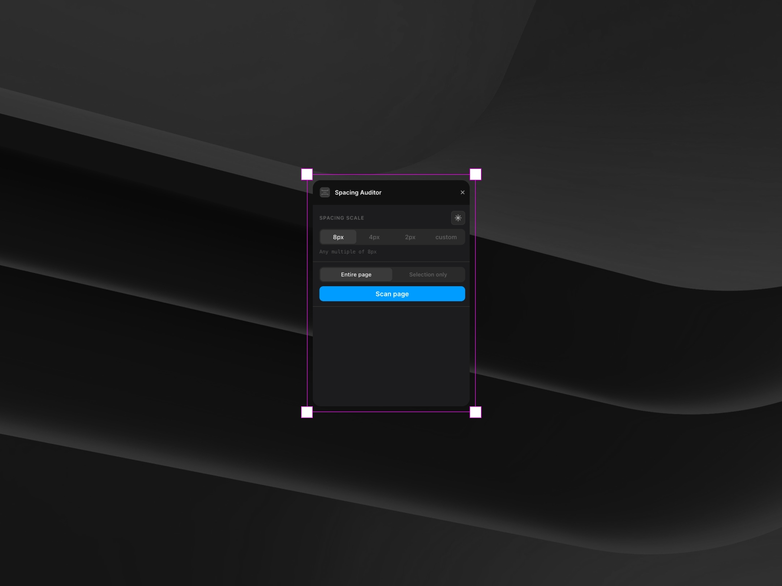 Thumbnail 1 for Spacing Auditor, a Framer Marketplace plugin by Chocolate.