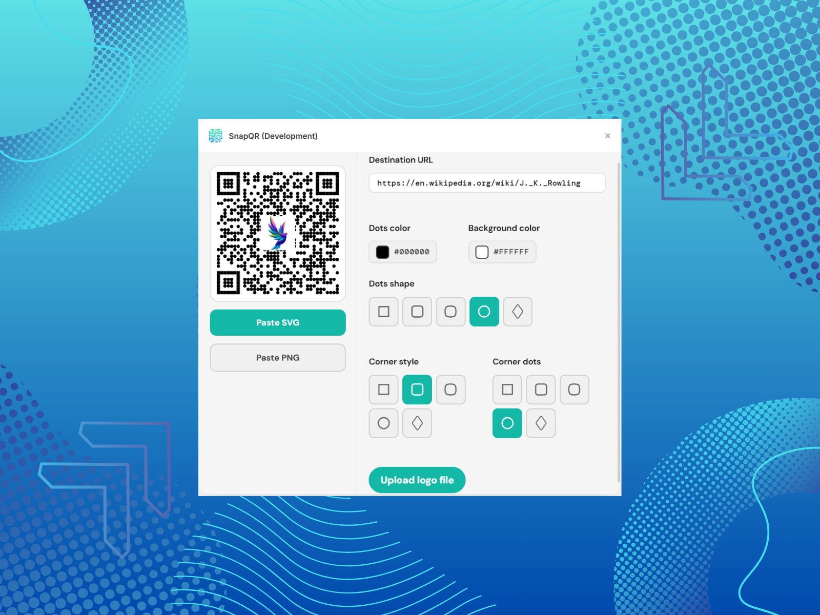 Screenshot 3 for SnapQR, a Framer Marketplace plugin by Framer Explified.