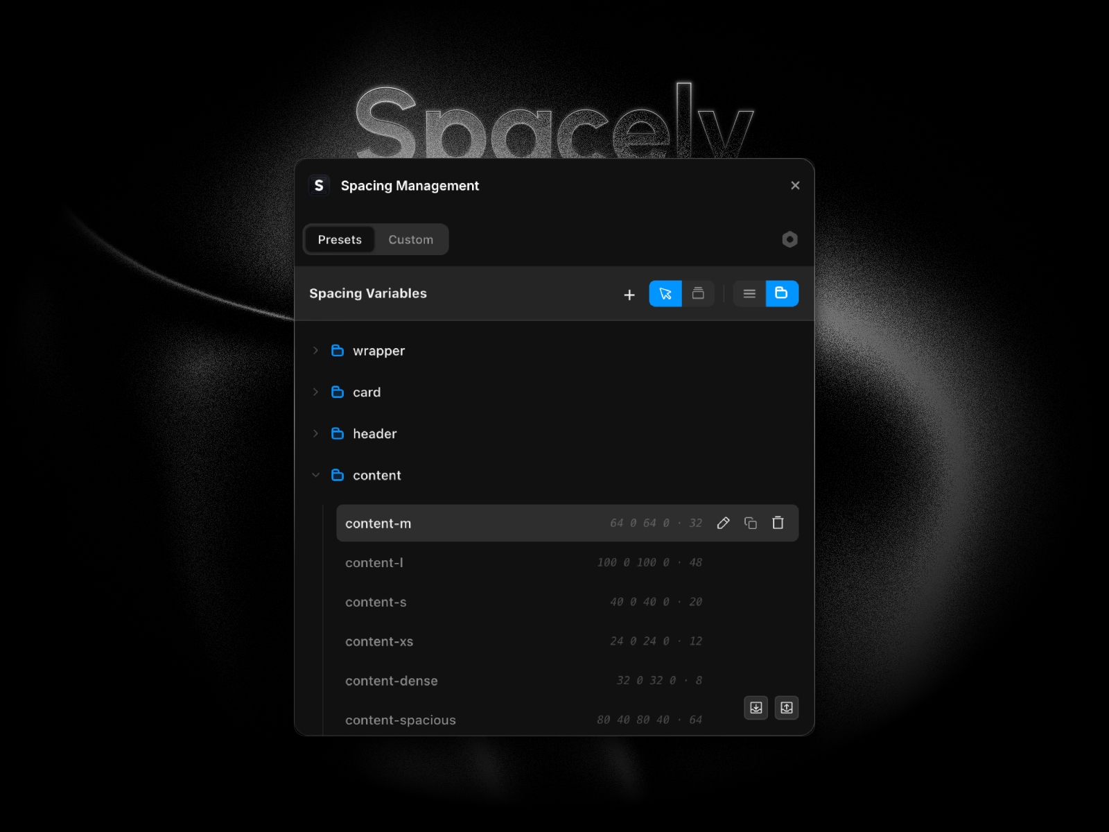 Thumbnail 2 for Spacely, a Framer Marketplace plugin by kuartz Studio.