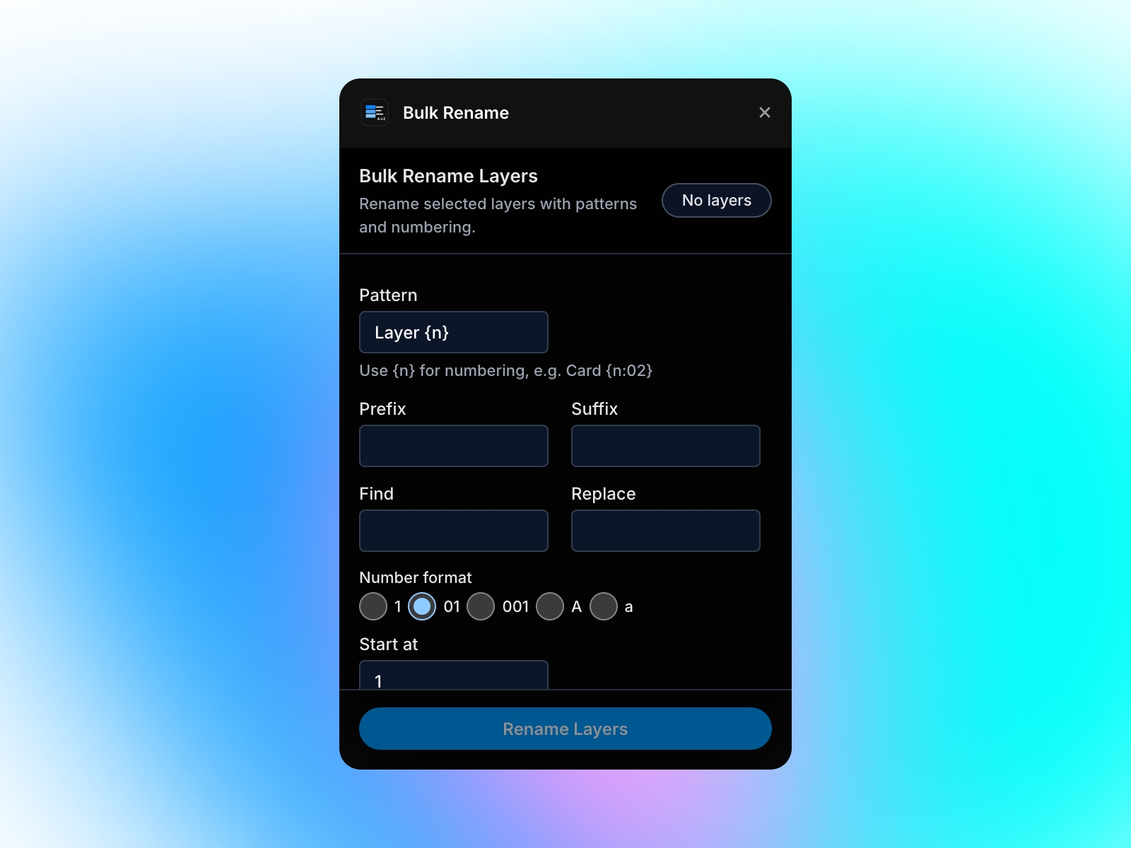 Thumbnail 2 for Bulk Rename, a Framer Marketplace template by Zouk Design.