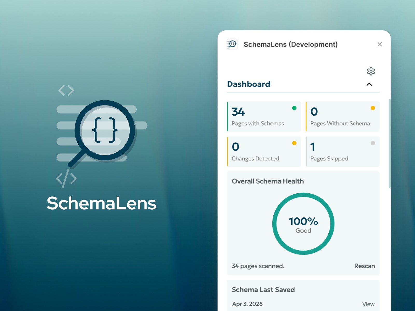 Thumbnail 1 for SchemaLens, a Framer Marketplace plugin by Kevin James.
