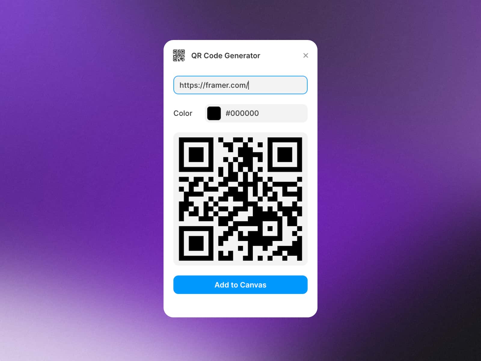 QR Code Generator