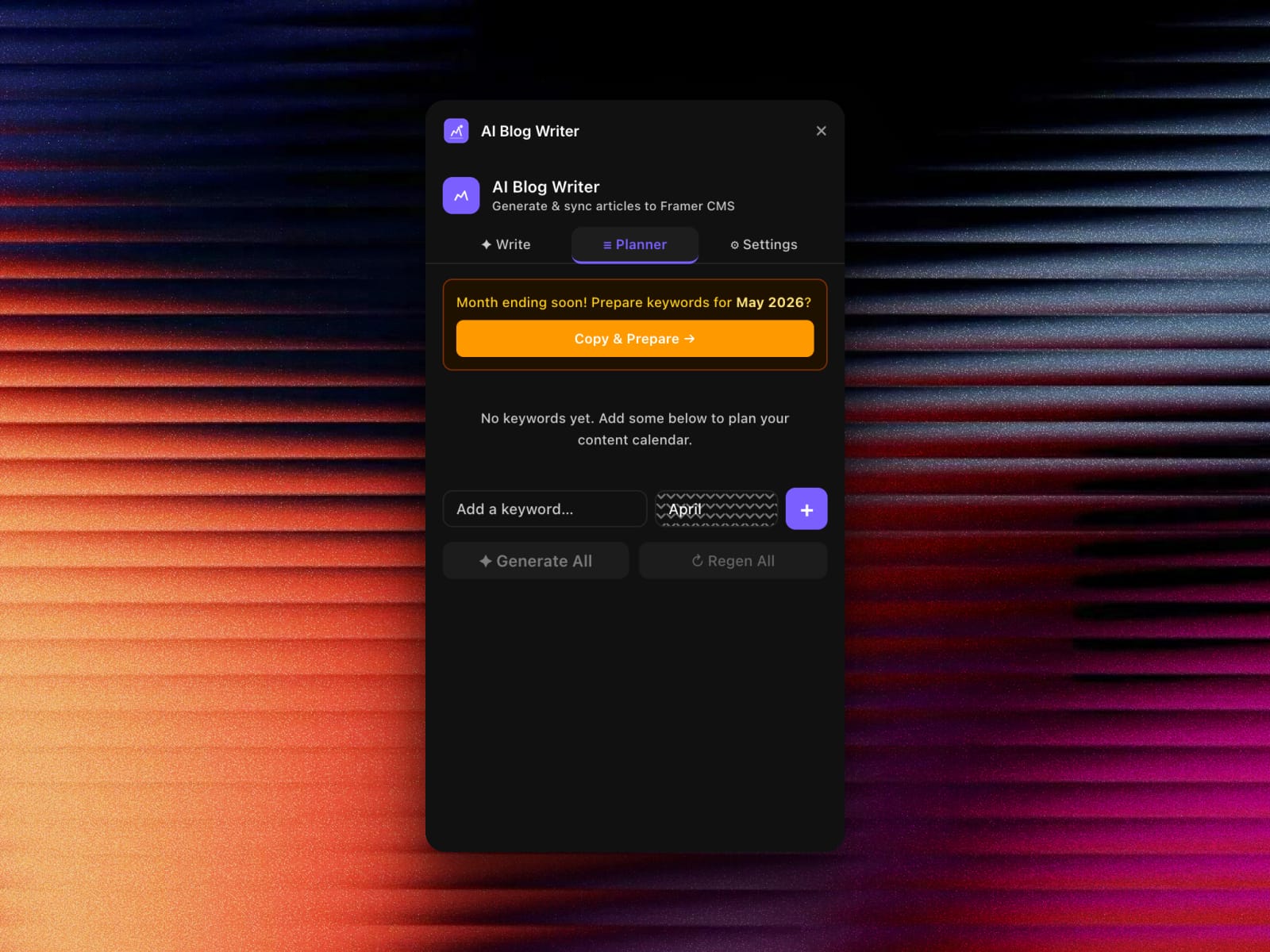 AI Blog Writer