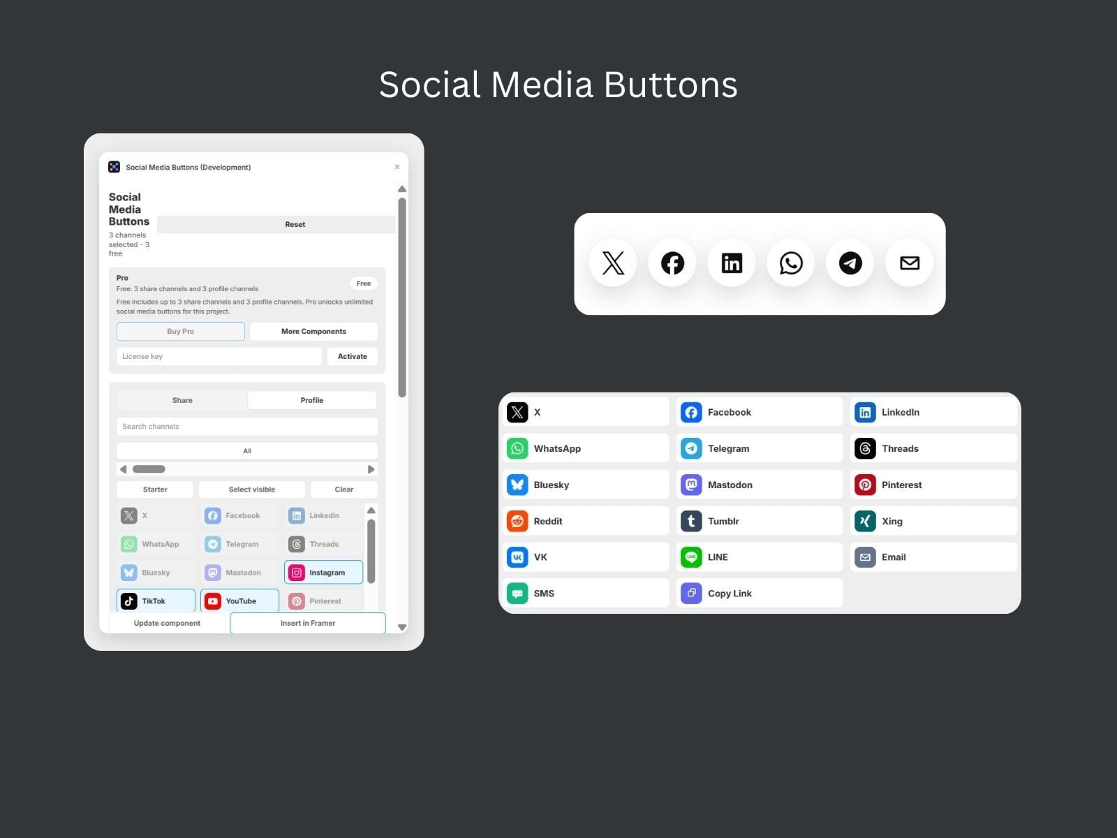 Social Media Buttons