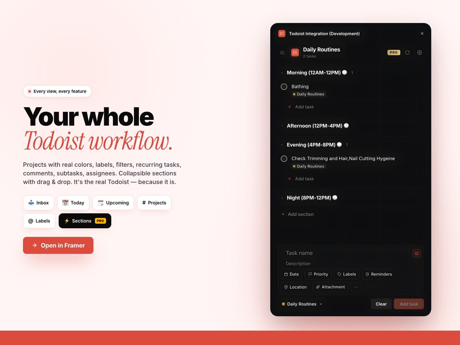 Todoist Integration