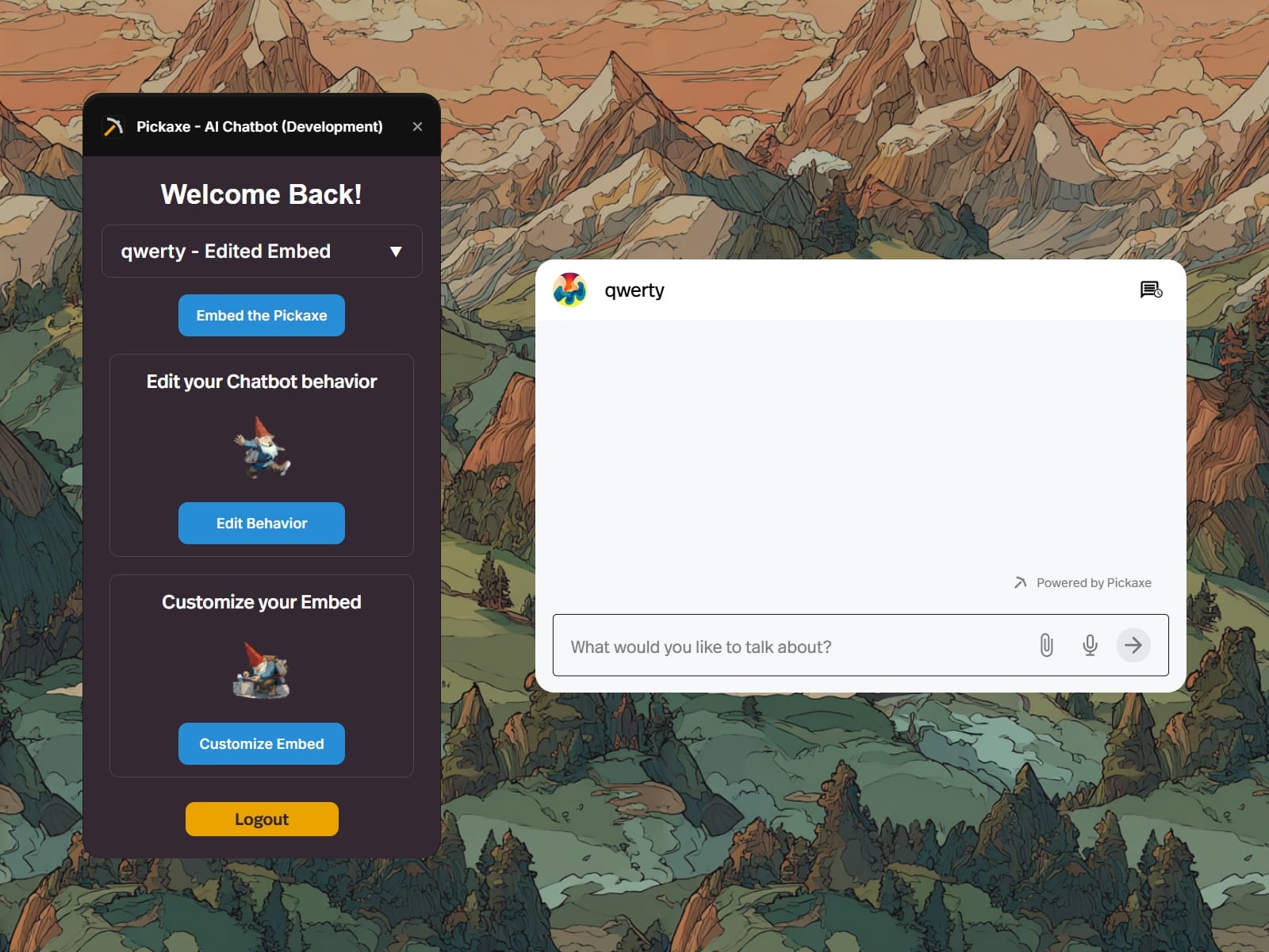 Pickaxe - AI Chatbot