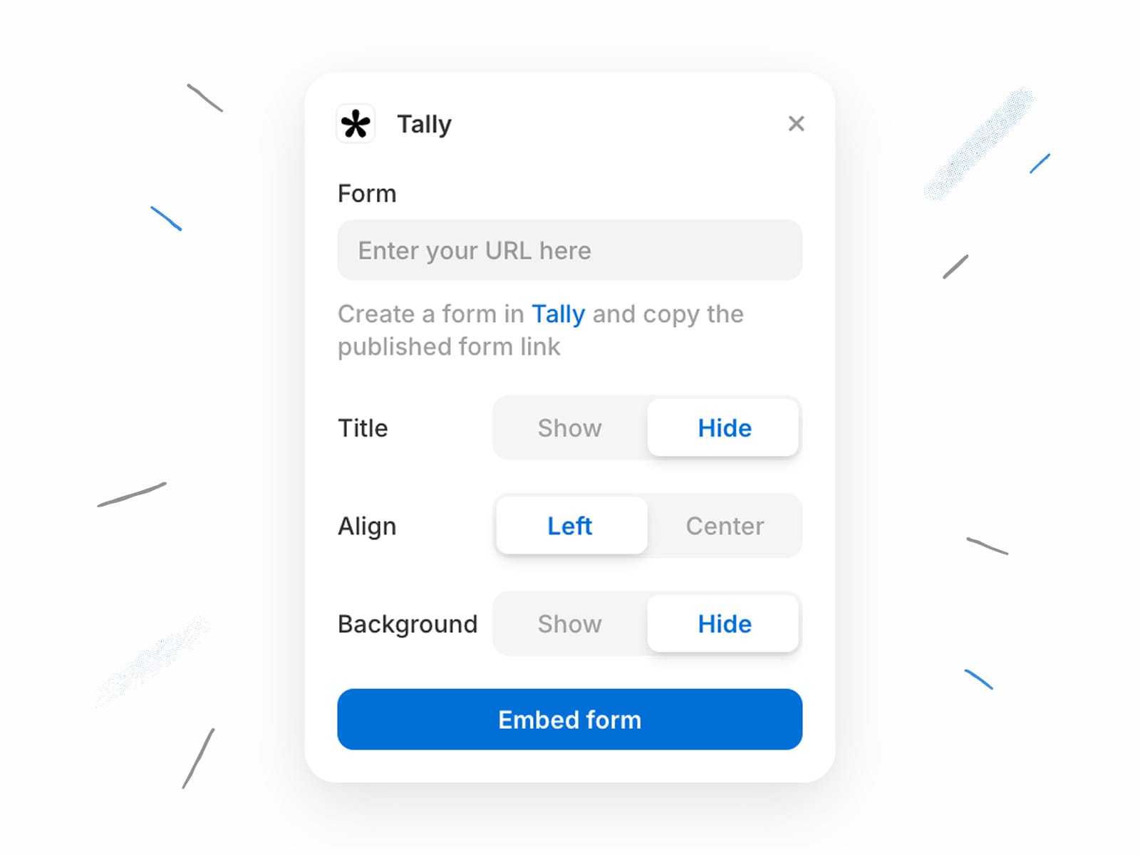 Tally Forms