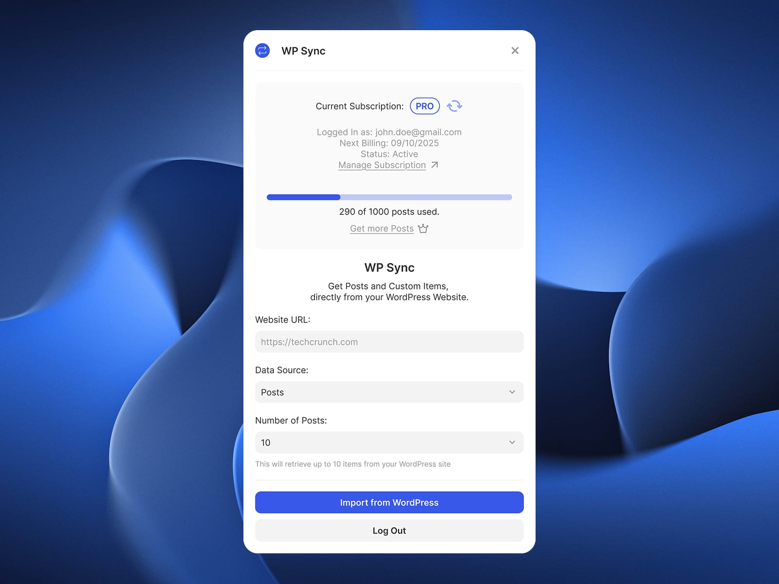 WP Sync