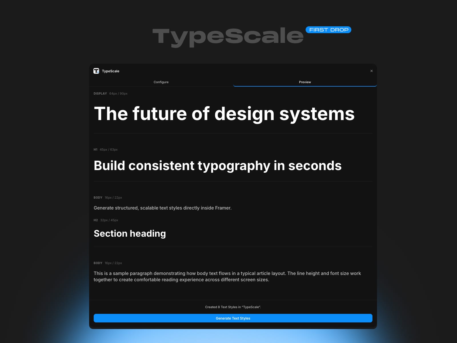 TypeScale