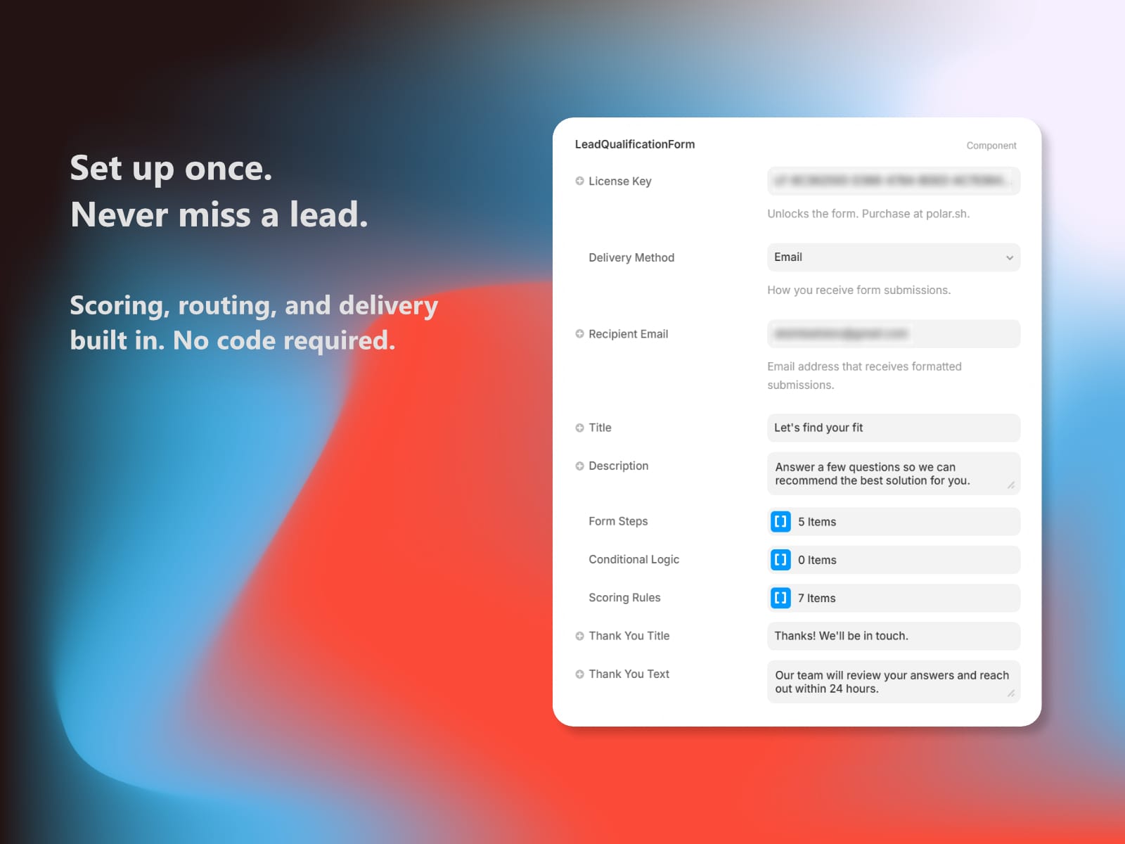 Lead Form