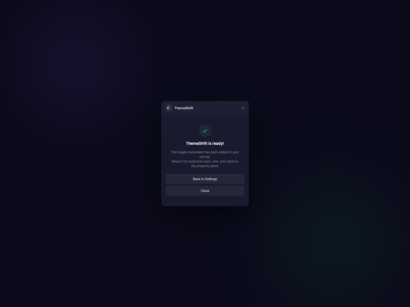 ThemeShift — Dark Mode Toggle