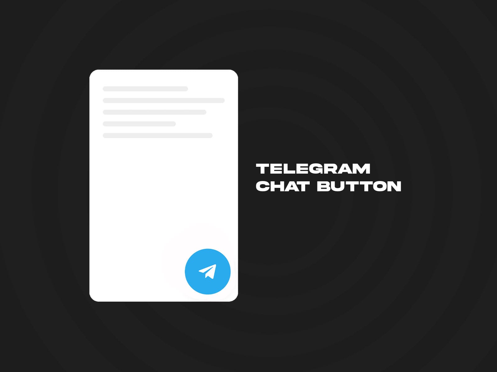 Telegram Chat Button