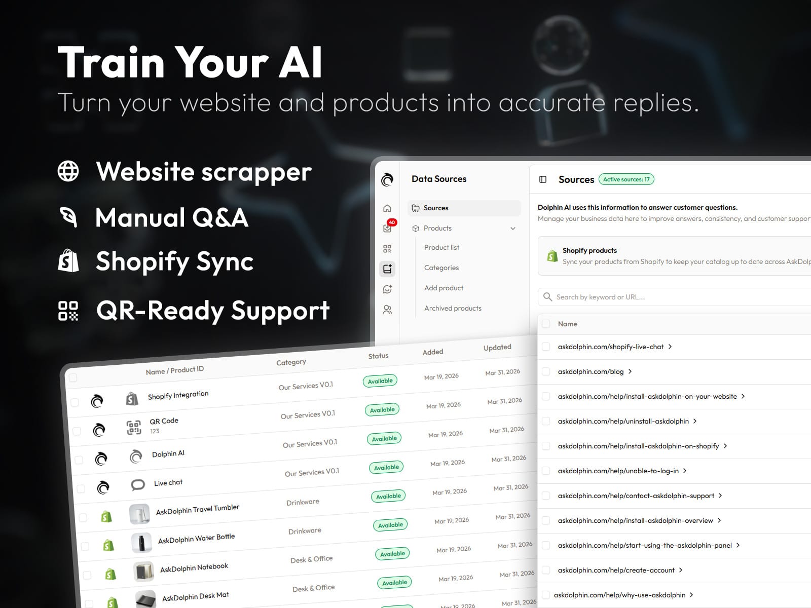 Live Chat & AI — AskDolphin